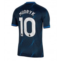 Pánský Fotbalový dres Chelsea Mykhailo Mudryk #10 2023-24 Venkovní Krátký Rukáv